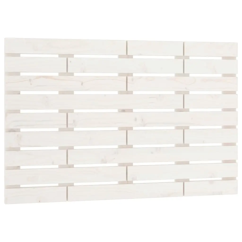 96cm White Solid Pine Wall Headboard