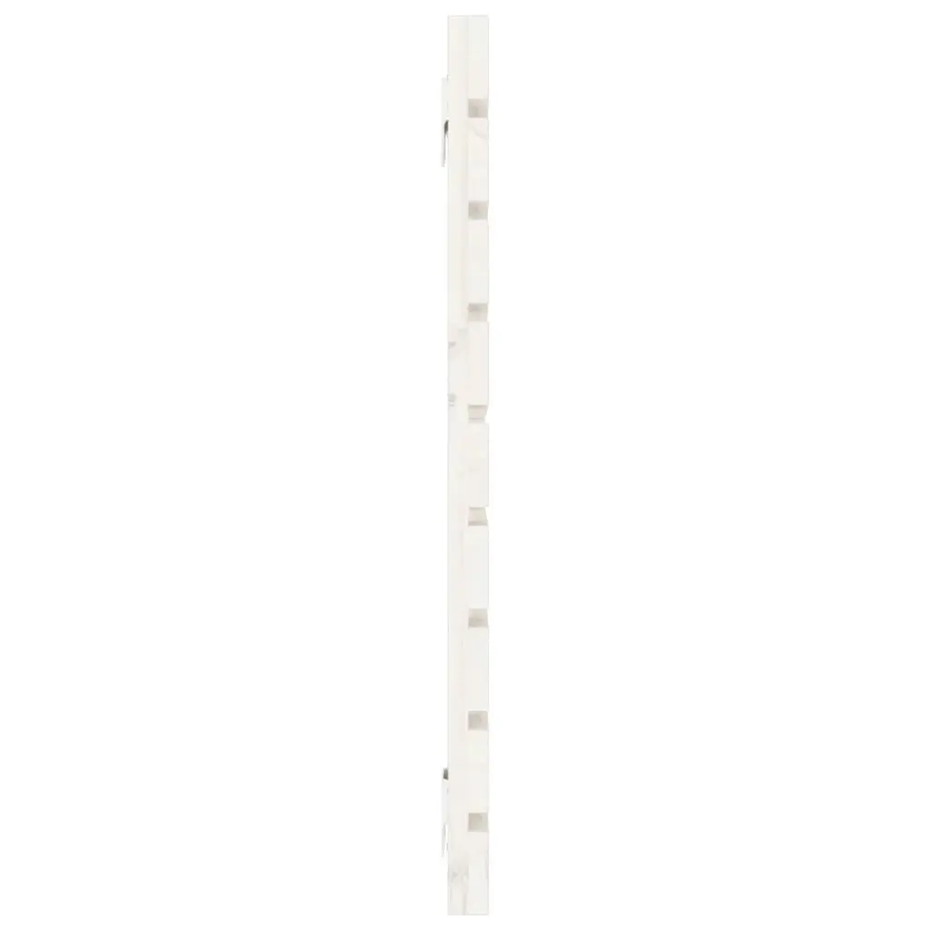 Wall Headboard White 156cm Solid Pine Wood