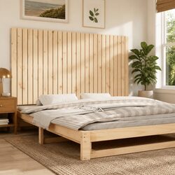 Wall Mounted Headboard 159.5cm Solid Pine Wood Bedroom Bed Header Back Support