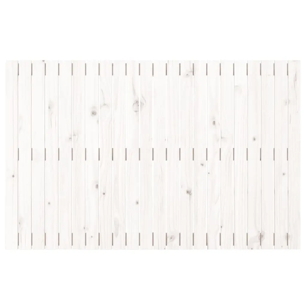 Wall Headboard White Solid Wood Pine 140cm Bedroom Bed Backrest Support