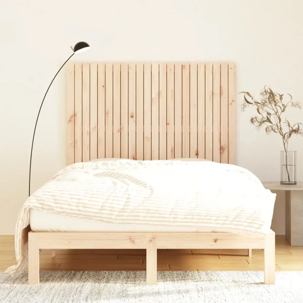 Wall Headboard Solid Pine Wood 140 cm Bedroom Bed Header Back Support