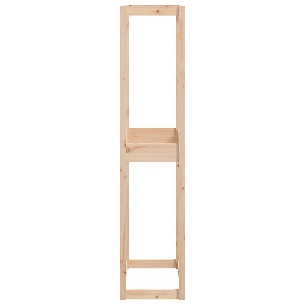 Tire Rack Solid Pine Wood Storage Shelf 63cm Width 180cm Height