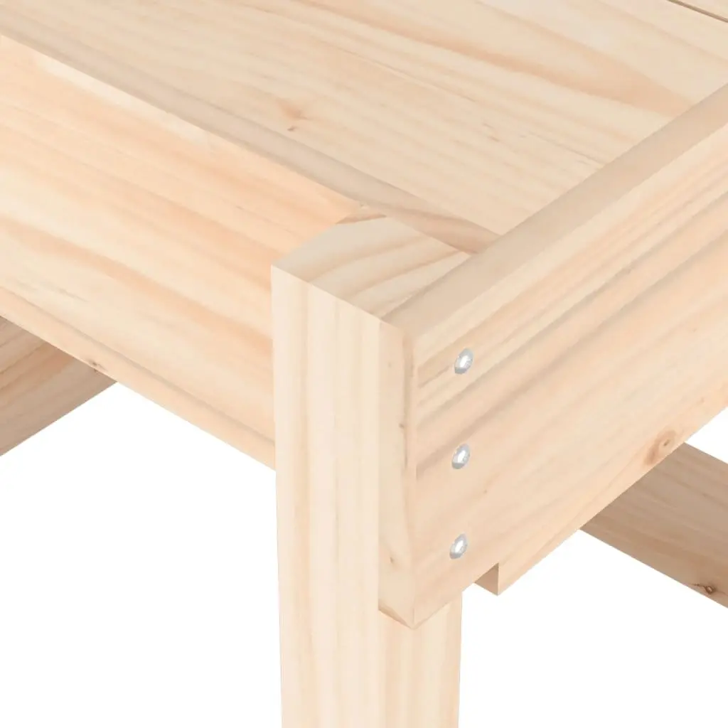 Wooden Sand Tables 2 pcs Solid Pine Wood Kids Outdoor Play Sensory Activity