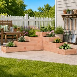 Your New 4-Tier Wooden Garden Planter Awaits