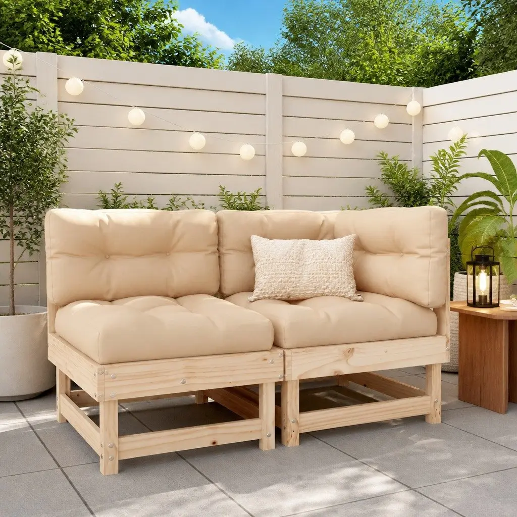 Outdoor Corner Sofa with Cushions