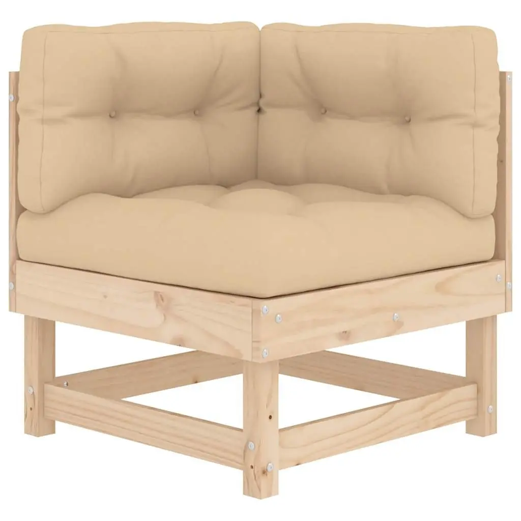 Outdoor Corner Sofa with Cushions