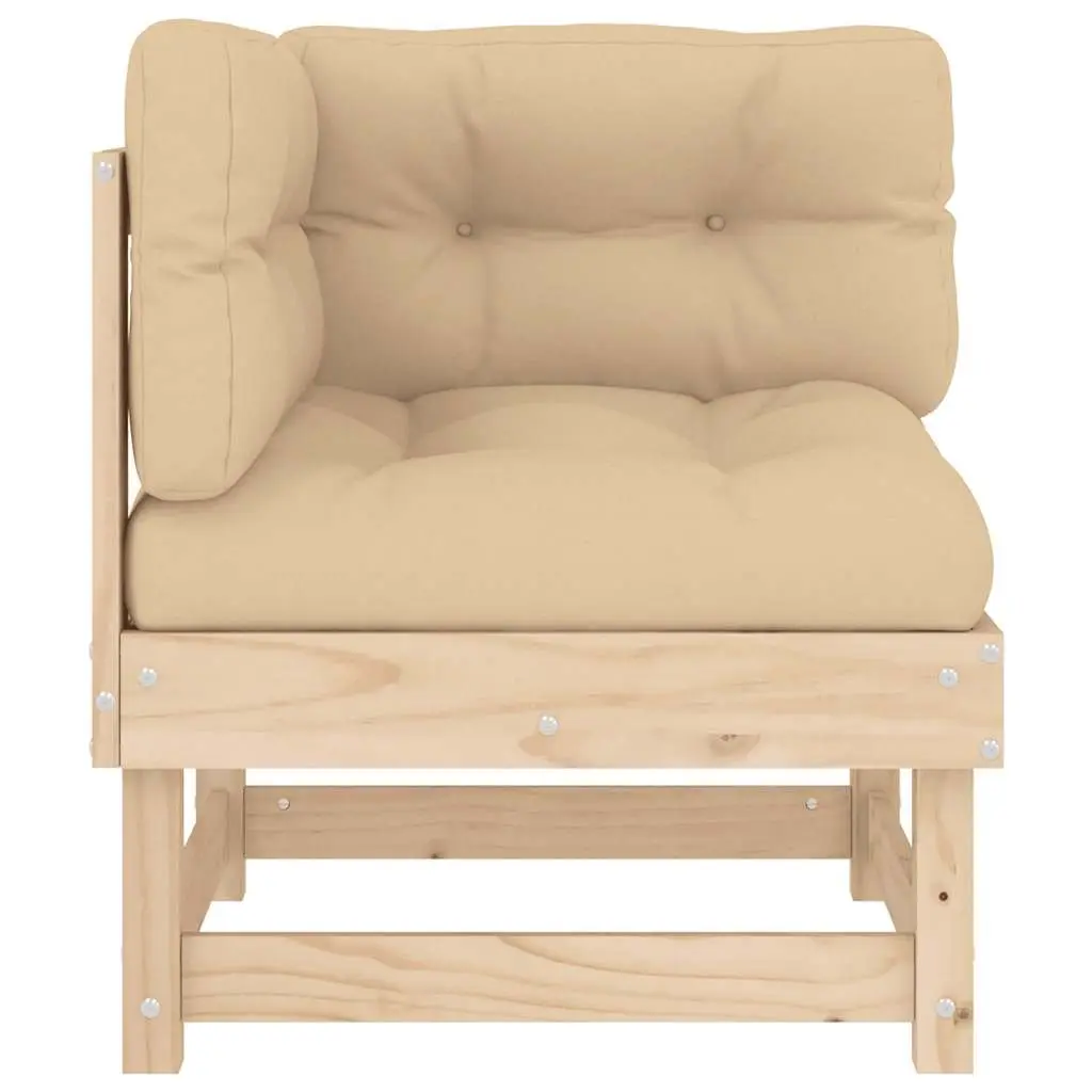 Outdoor Corner Sofa with Cushions