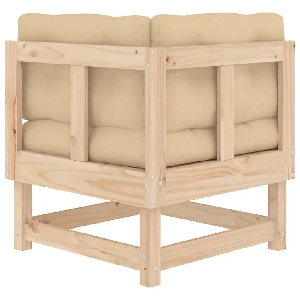 Outdoor Corner Sofa with Cushions