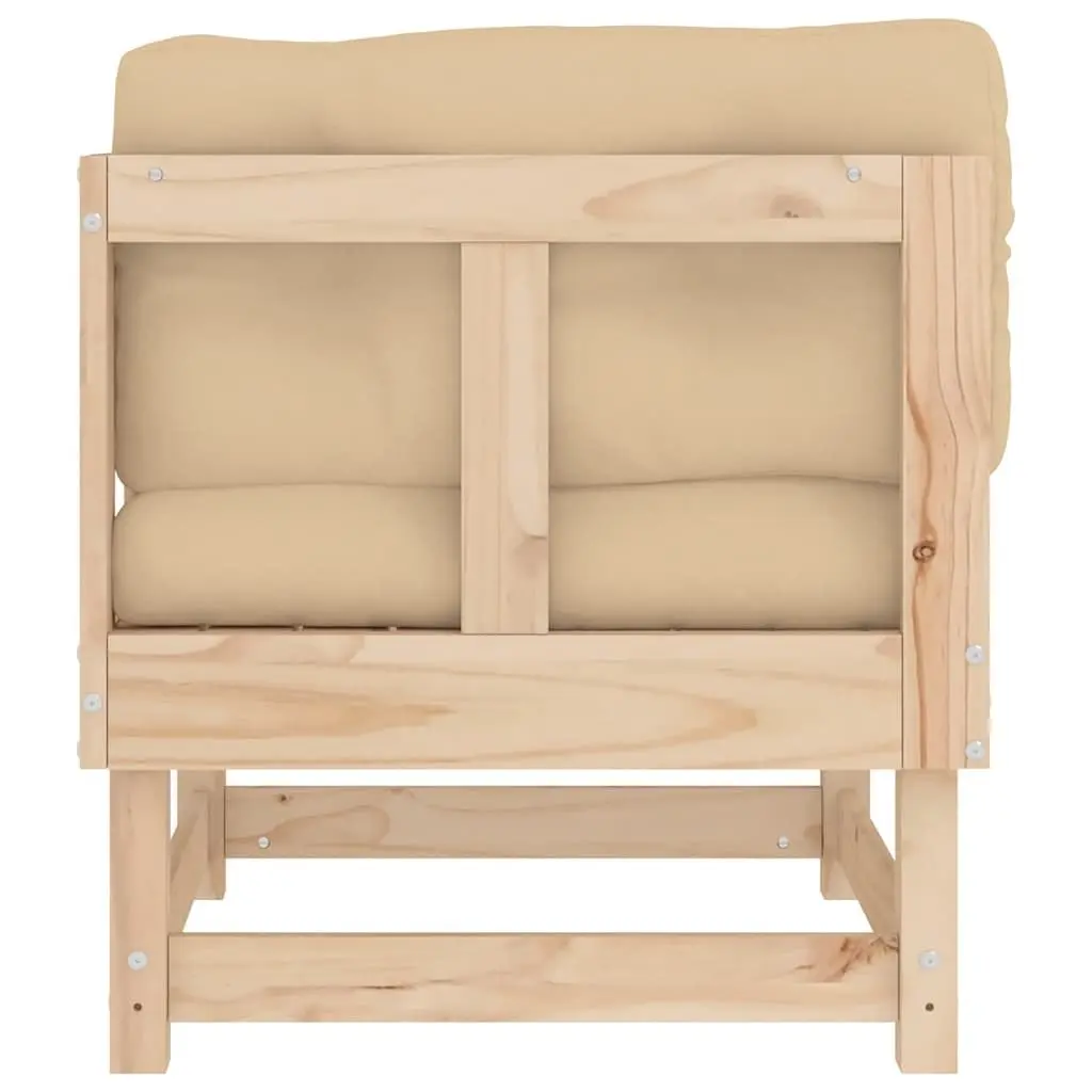 Outdoor Corner Sofa with Cushions
