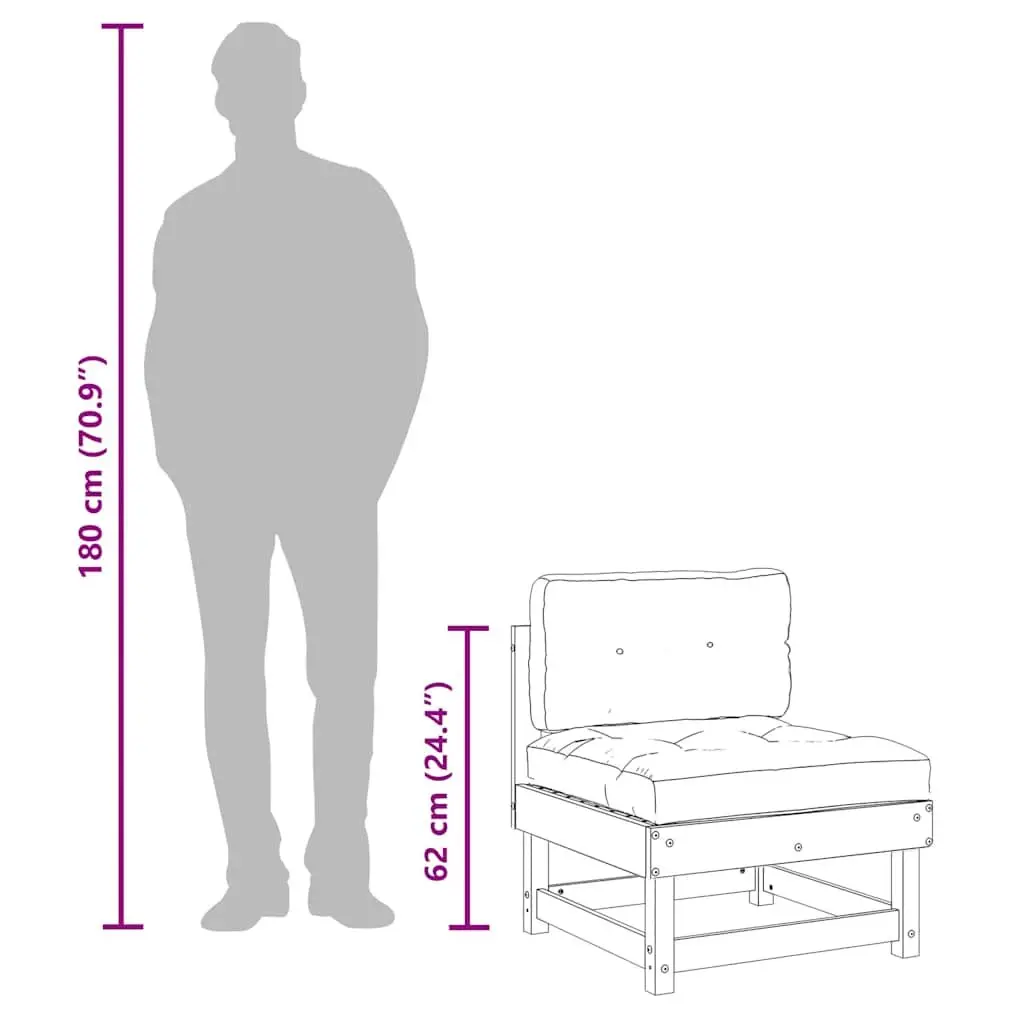 Outdoor Middle Sofa Section