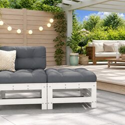 Welcome to Your New Outdoor Footstool with Cushion