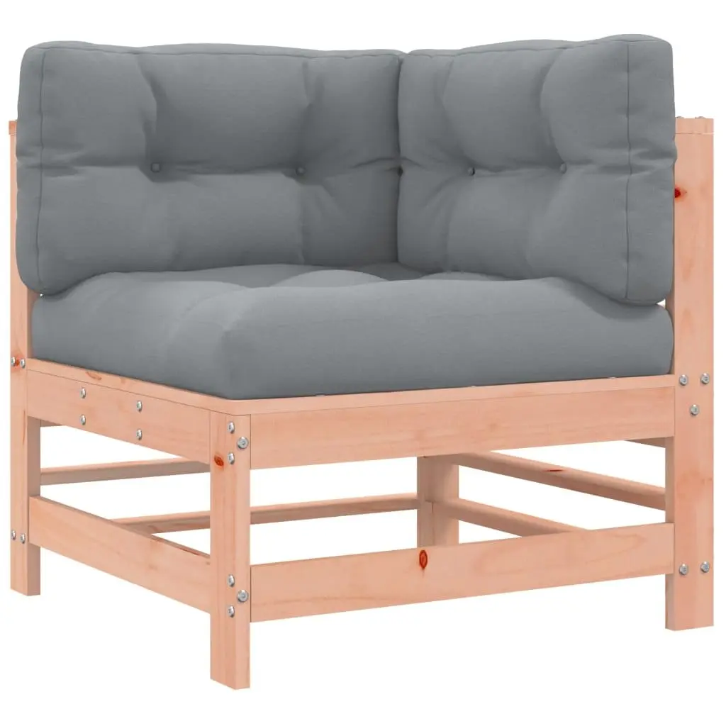 Corner Sectional Sofa with Cushions Outdoor Garden Patio Seating 2 pcs Set