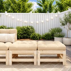 Your New Favorite Outdoor Footstools with Cushions