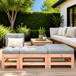 Friendly Garden Footstools with Soft Cushions for You