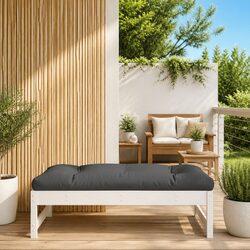 Friendly Outdoor Footstool with Soft Cushion