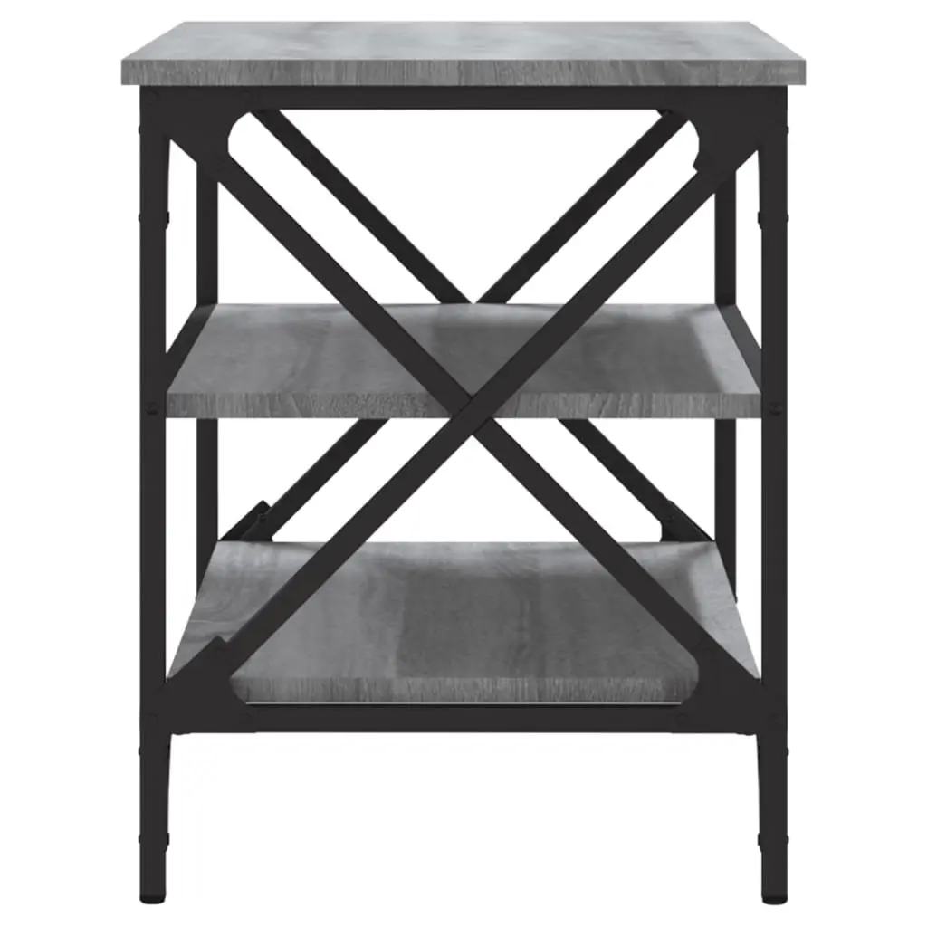 TV Cabinet Grey Sonoma 60x40x50cm Engineered Wood Media Storage End Table
