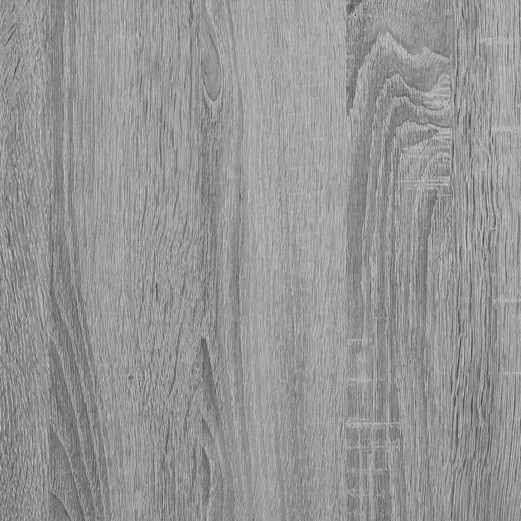 TV Cabinet Grey Sonoma Engineered Wood Media Storage Unit Industrial Design End