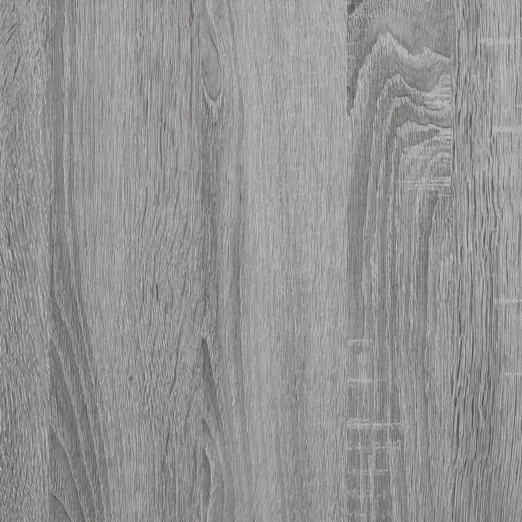 TV Cabinet Grey Engineered Wood Industrial Style 100W x 40D x 50H cm