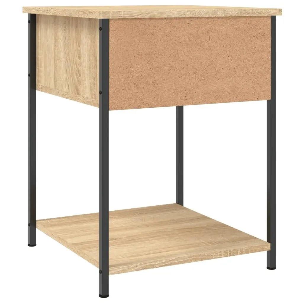 Bedside Tables Brown Engineered Wood 44x45x58 cm 2 pcs