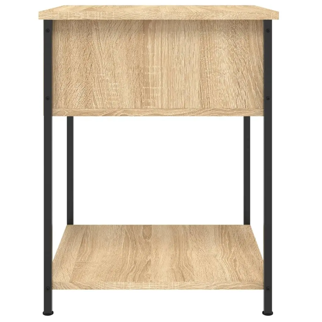 Bedside Tables Brown Engineered Wood 44x45x58 cm 2 pcs
