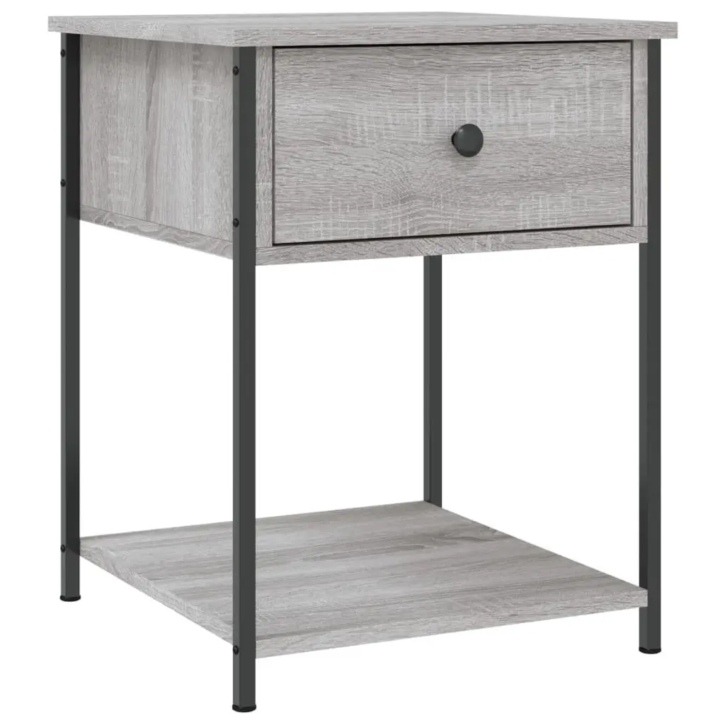 Grey Sonoma Bedside Table