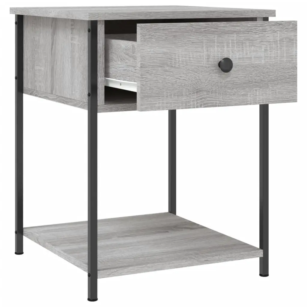 Grey Sonoma Bedside Table