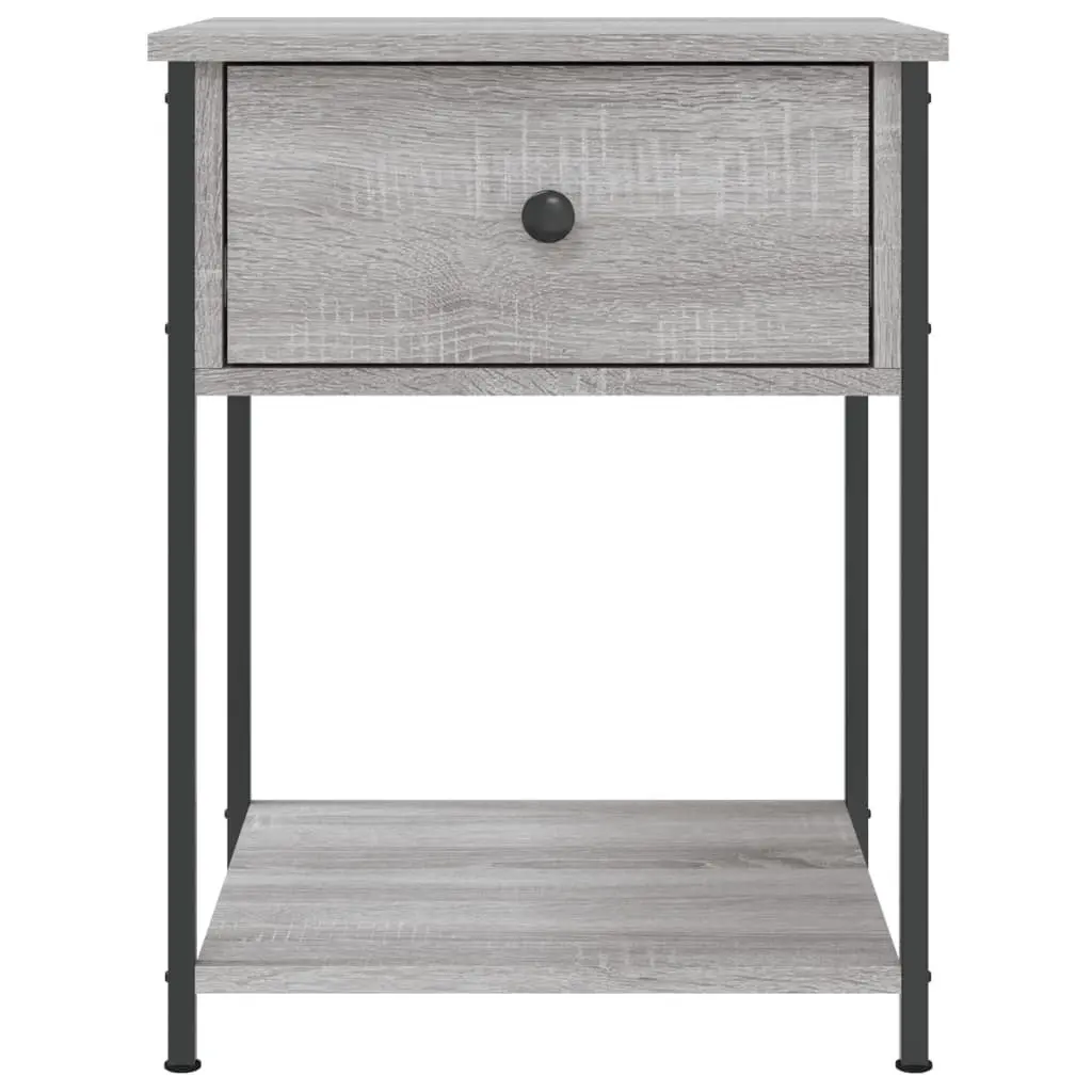 Grey Sonoma Bedside Table