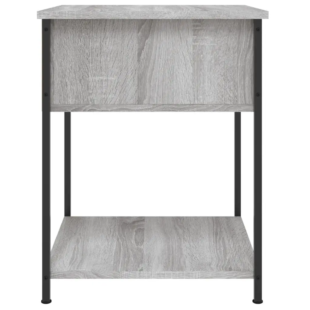 Grey Sonoma Bedside Table