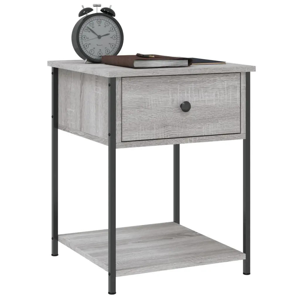 Grey Sonoma Bedside Table