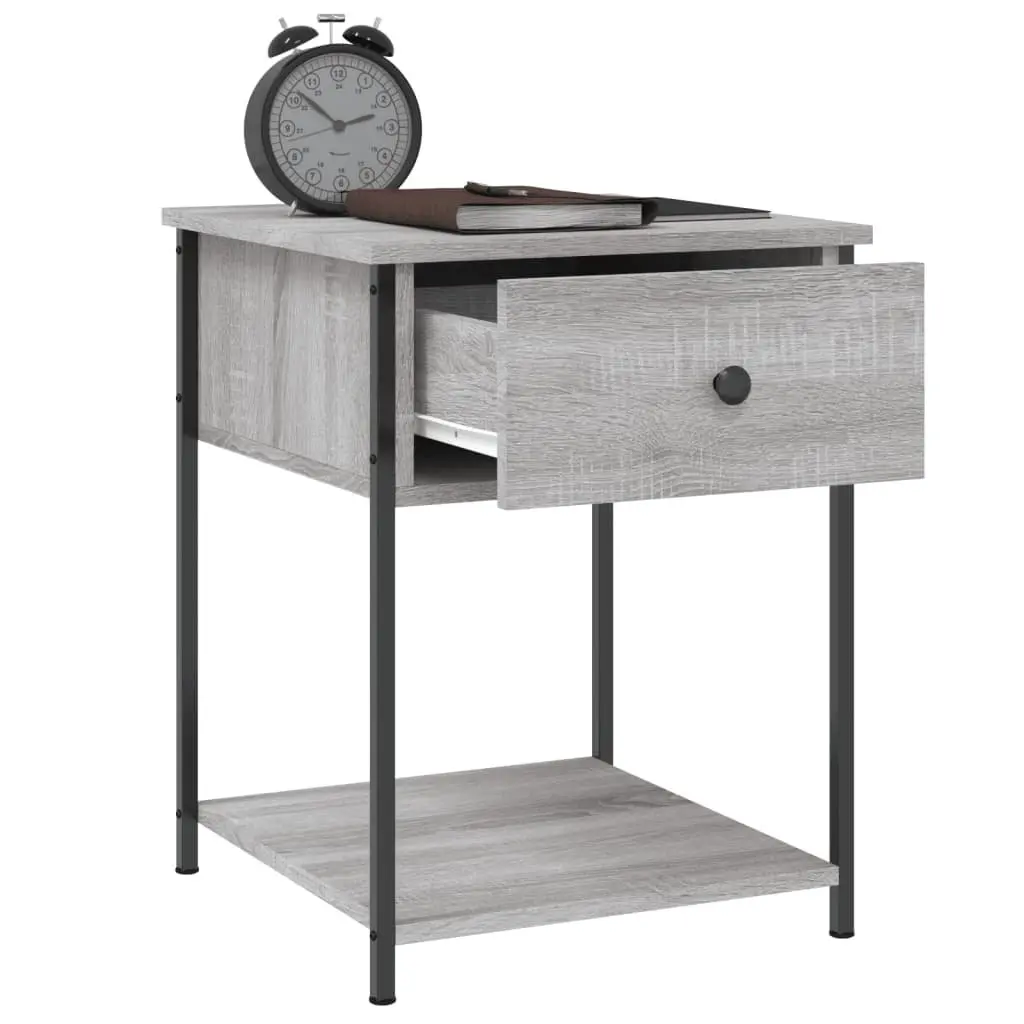 Grey Sonoma Bedside Table