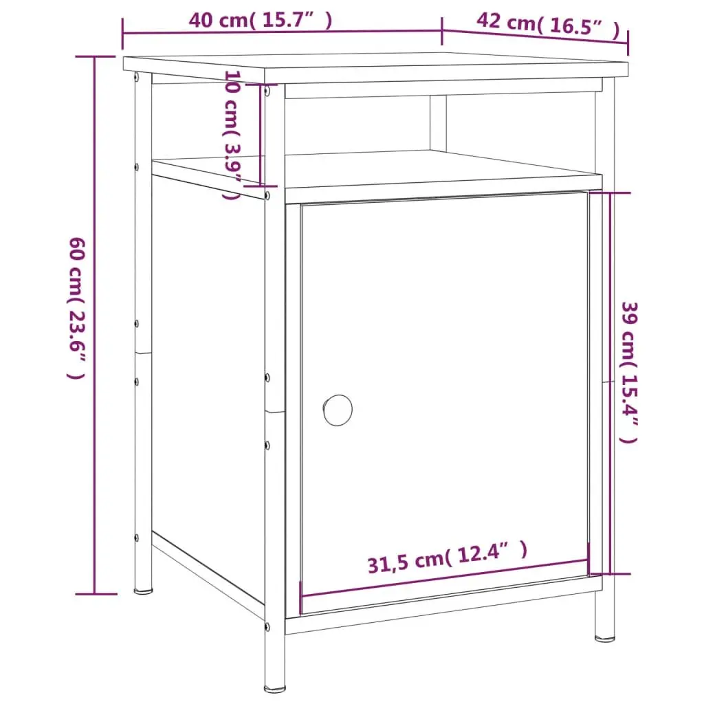 Black Bedside Cabinets for Storage