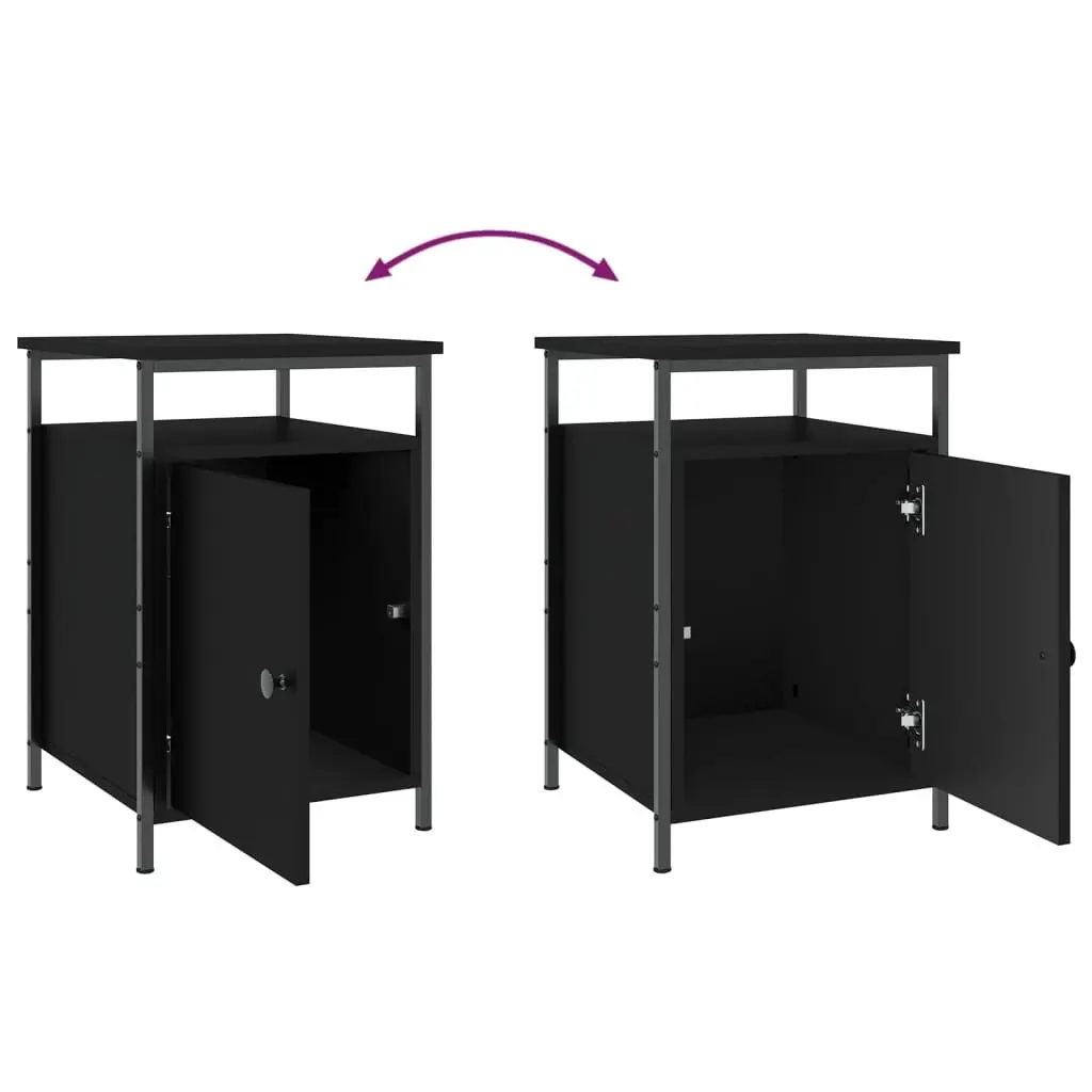Black Bedside Cabinets for Storage