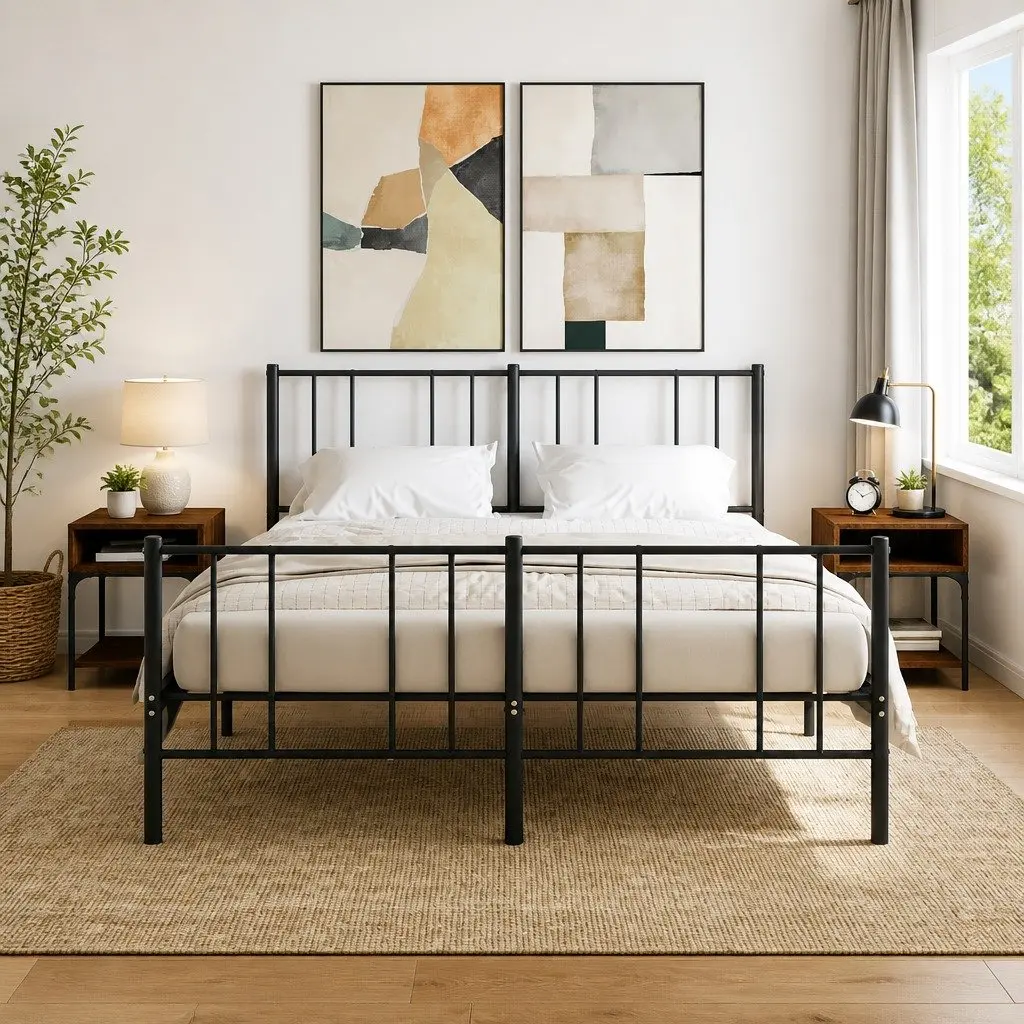 Bedside Tables Brown Oak 40x41x50 cm 2 pcs Nightstand Storage Cabinet