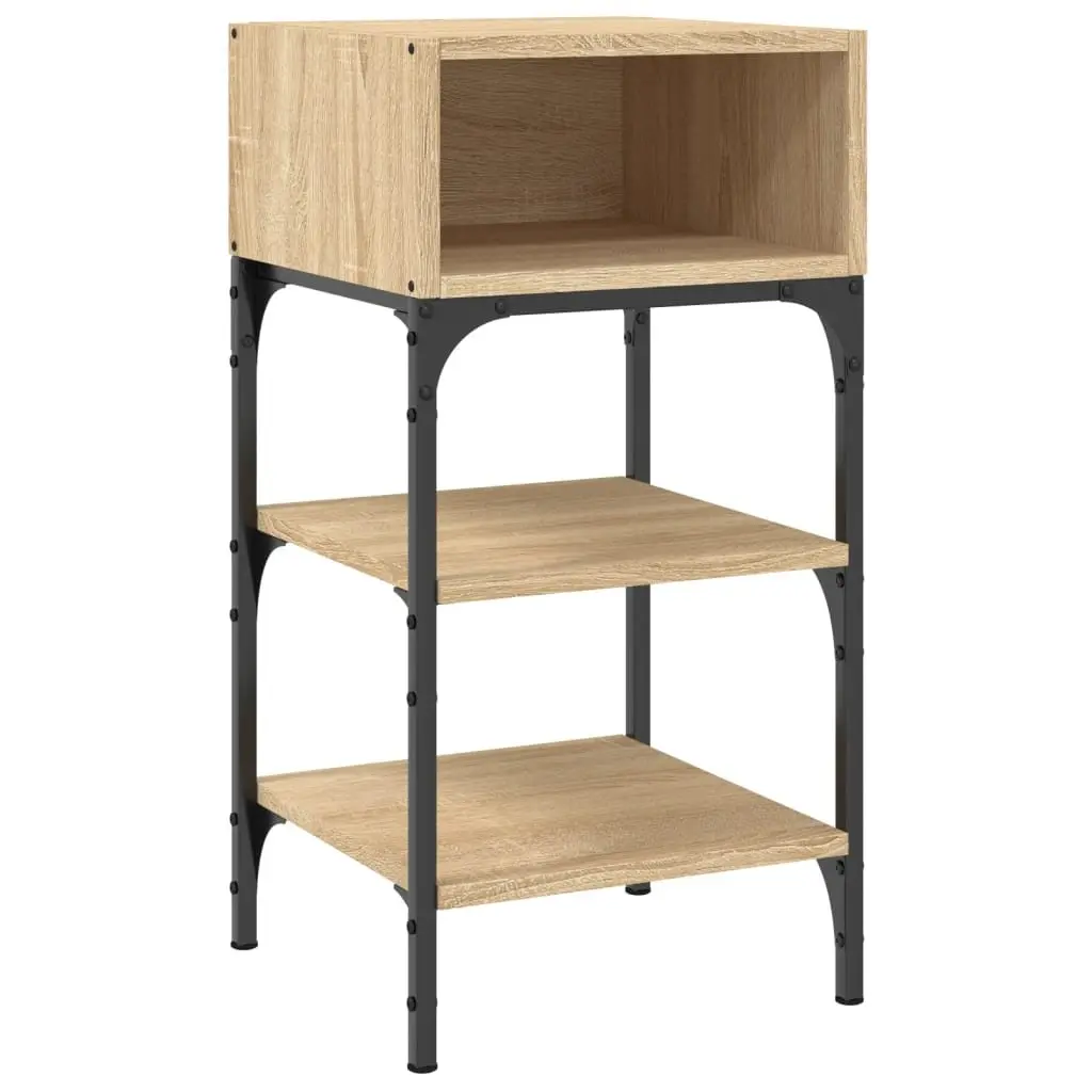 Bedside Tables Brown 35x34.5x70 cm 2 pcs Engineered Wood Nightstand Storage
