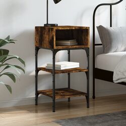 Friendly Brown Bedside Table for Your Essentials
