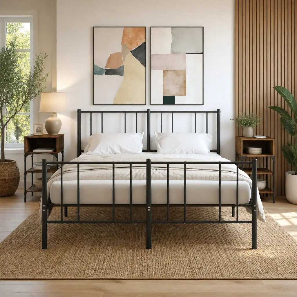 Bedside Tables Brown Engineered Wood 35x34.5x70 cm 2 pcs Nightstand Storage