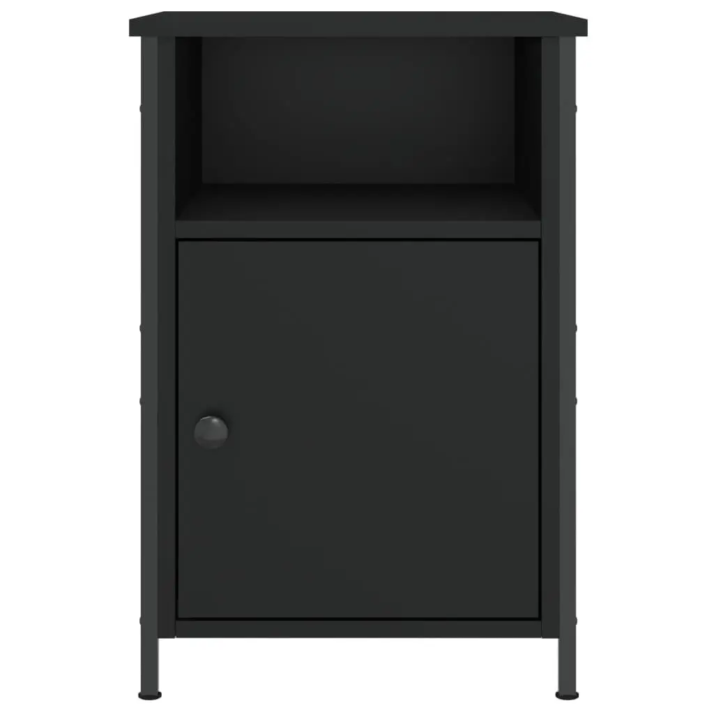 Black Nightstand 40x42x60 cm for Style