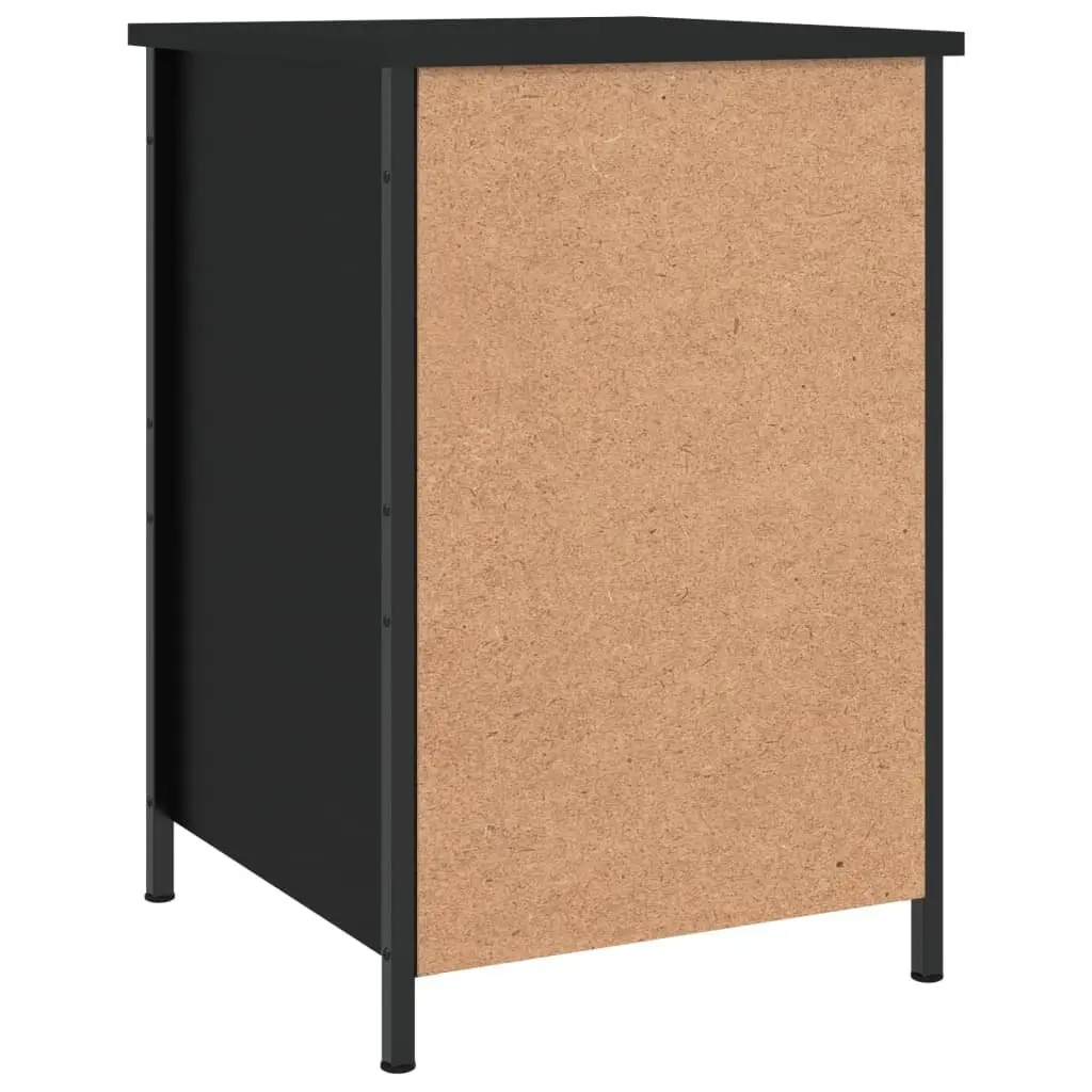 Black Nightstand 40x42x60 cm for Style