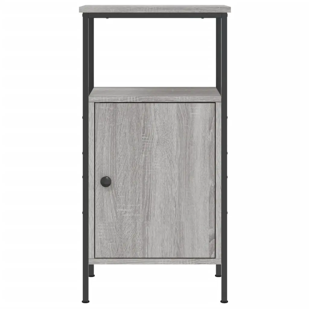 Bedside Cabinets Industrial Style Grey Sonoma 2 pcs 41 x 31 x 80 cm