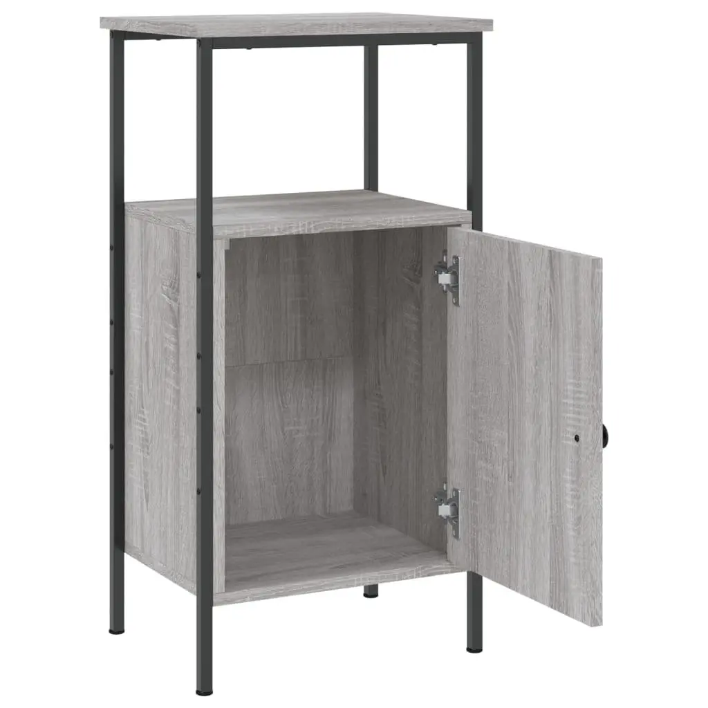 Bedside Cabinets Industrial Style Grey Sonoma 2 pcs 41 x 31 x 80 cm