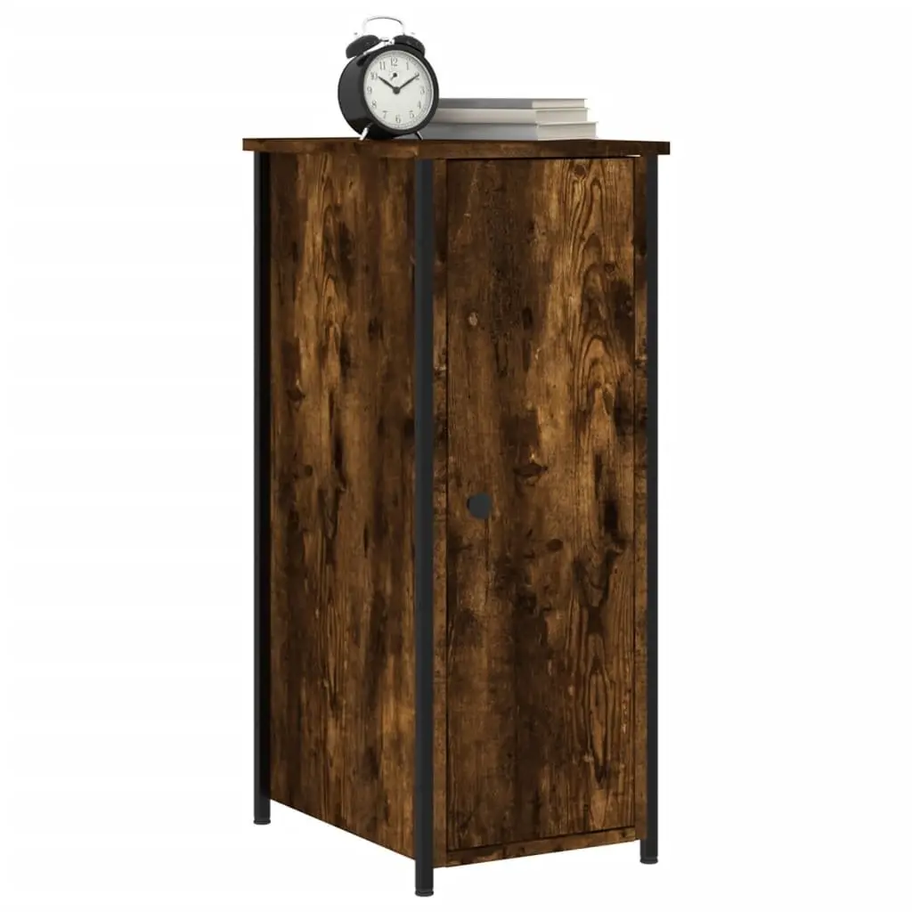Bedside Cabinets 2 pcs Brown 32x42x80 cm Industrial Style Nightstand Storage