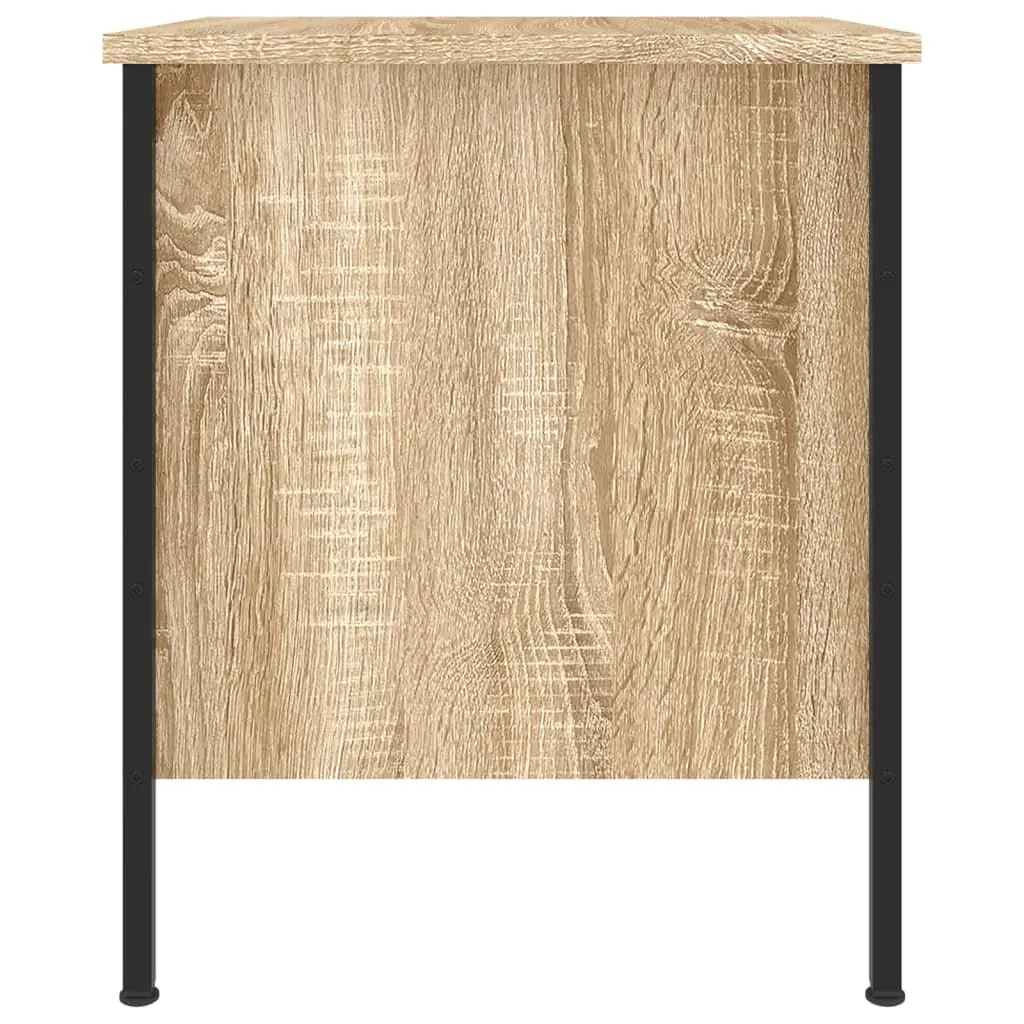 Bedside Cabinets Industrial Style Brown Engineered Wood 2 pcs with Drawers Storage