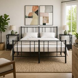 Charming Black Bedside Tables 2 pcs for Your Bedroom