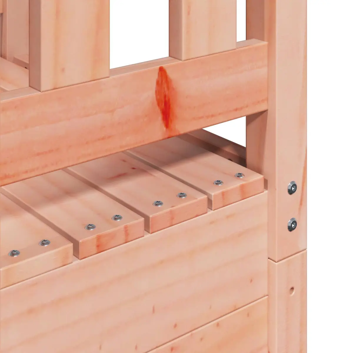 Wooden Outdoor Play Tower Garden Backyard Kids Climbing Structure Natural Wood