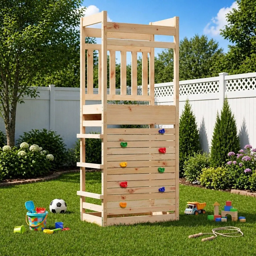Wooden Play Tower