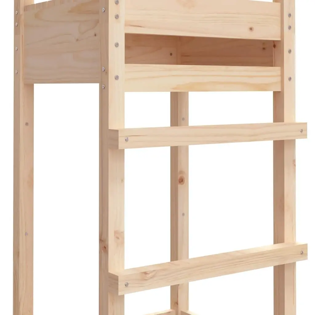 Solid Wood Pine Play Tower Outdoor Playground Climbing Frame Garden Playhouse