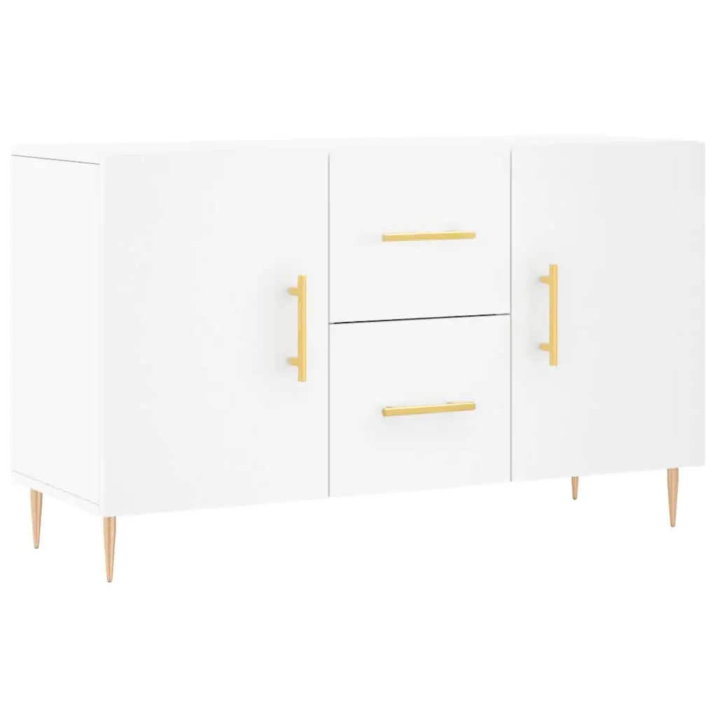 Sideboard Modern White Engineered Wood 100x36x60cm