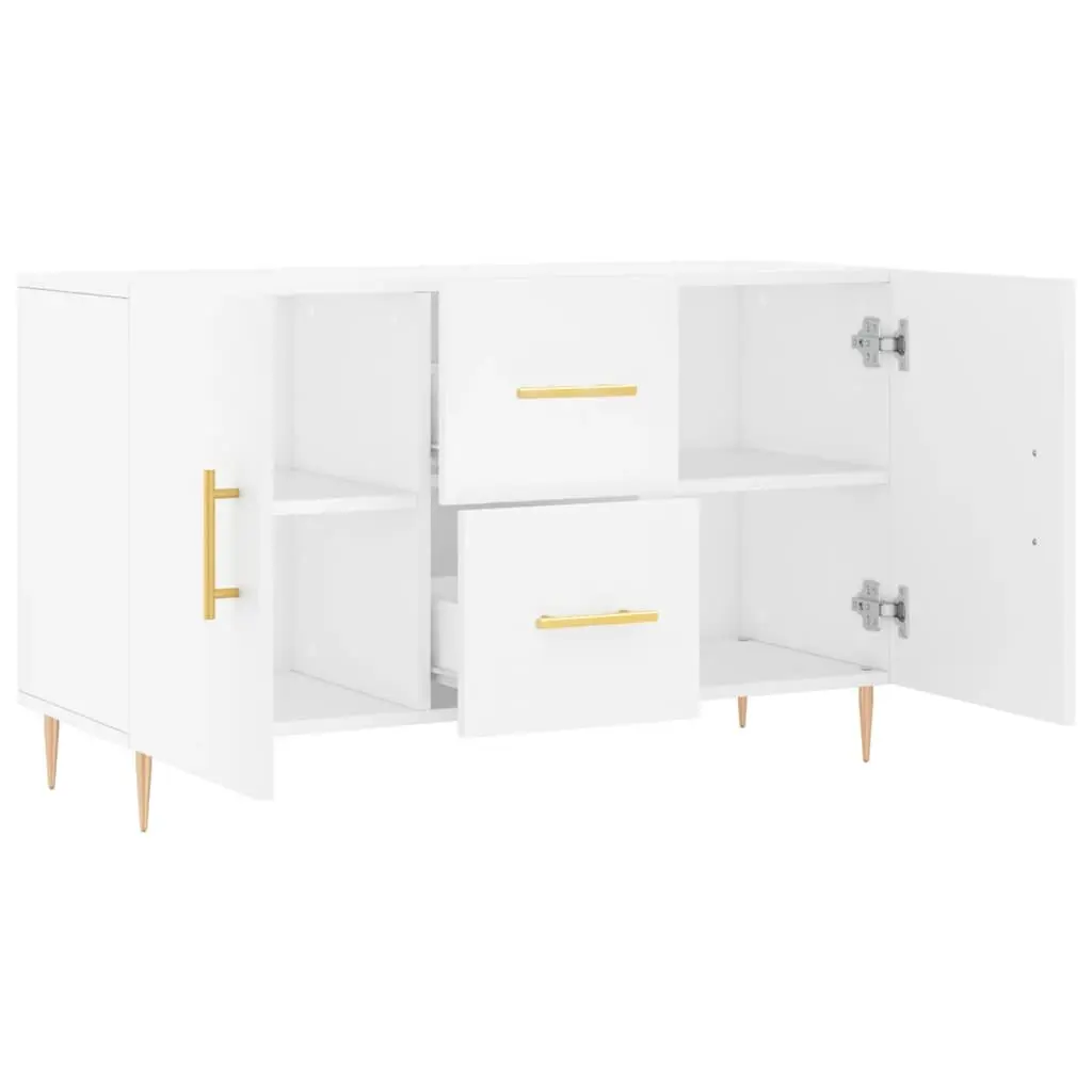 Sideboard Modern White Engineered Wood 100x36x60cm