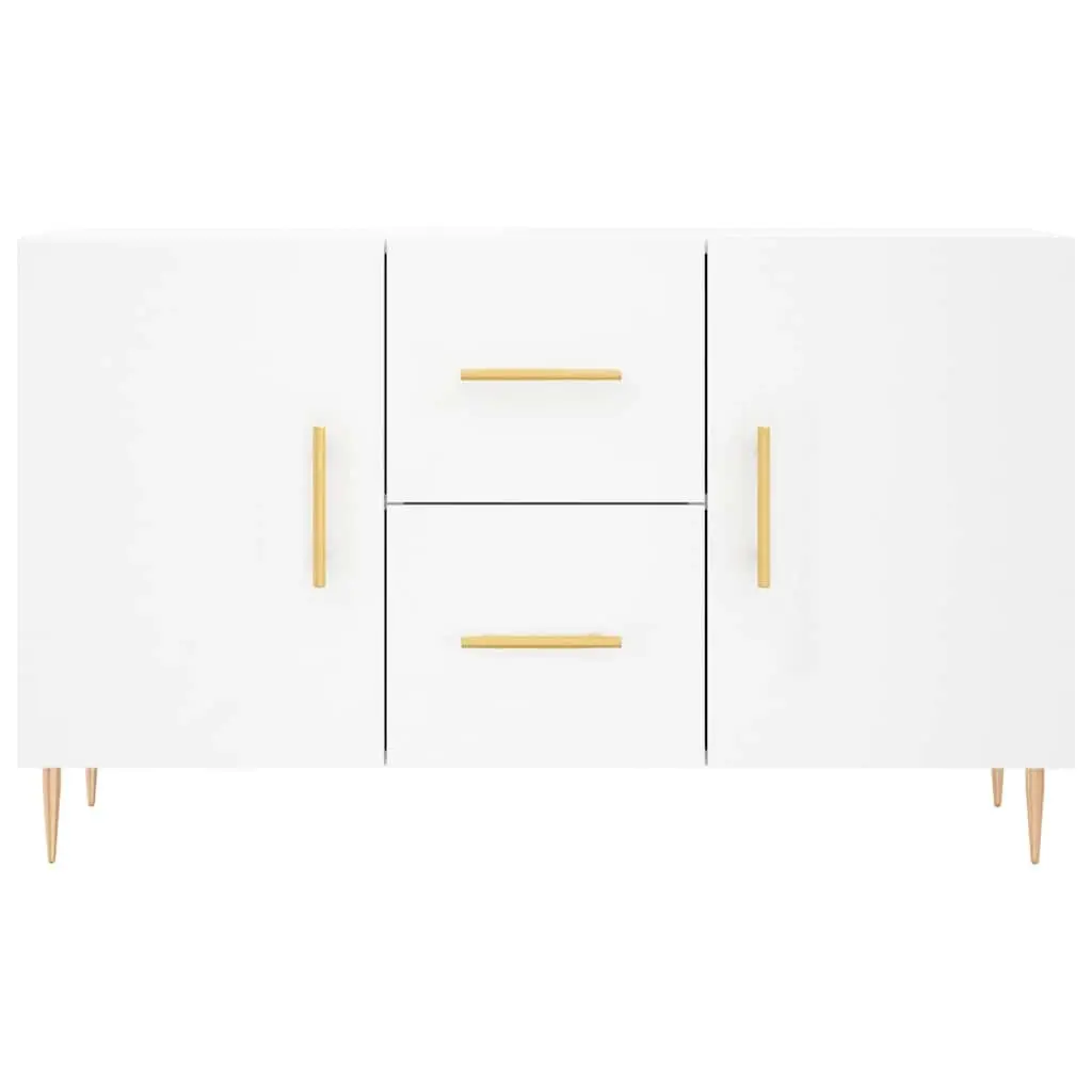 Sideboard Modern White Engineered Wood 100x36x60cm