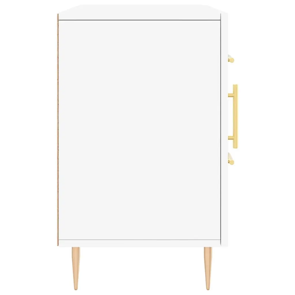 Sideboard Modern White Engineered Wood 100x36x60cm